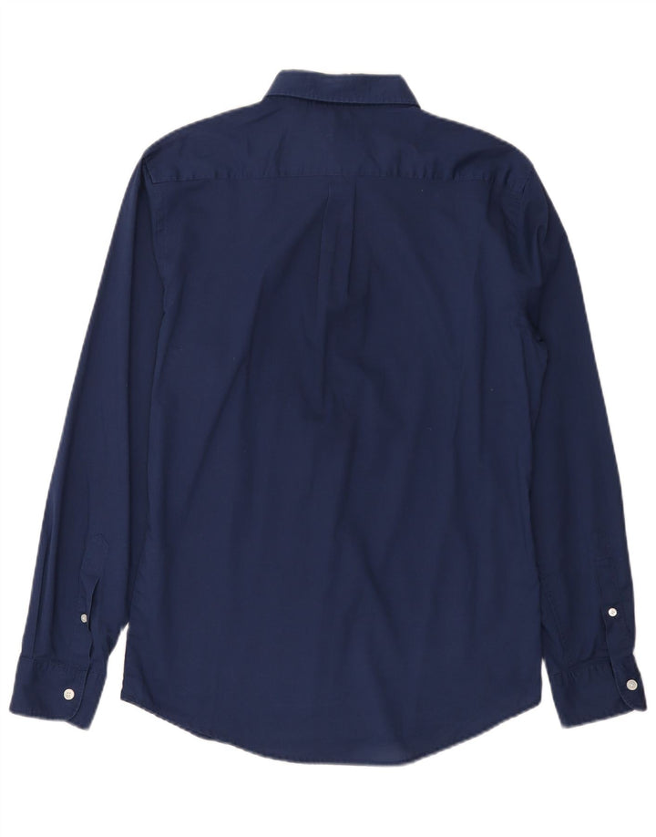 Dockers Chemise Homme Bleu Marine Moyen Coton