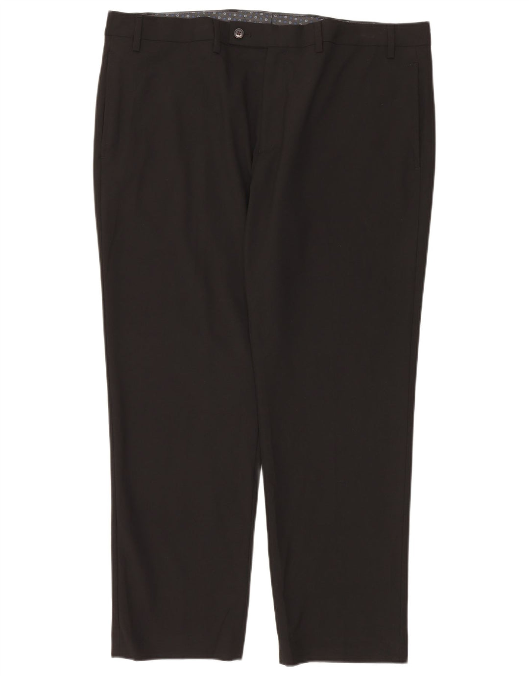 RALPH LAUREN Pantalon de Costume Droit Homme W40 L29 Noir Polyester