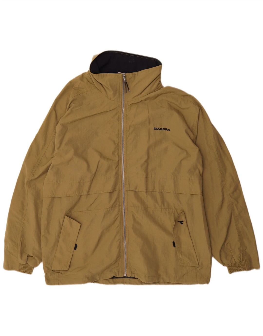 Diadora Veste de Pluie Homme UK 38 Medium Kaki Polyamide