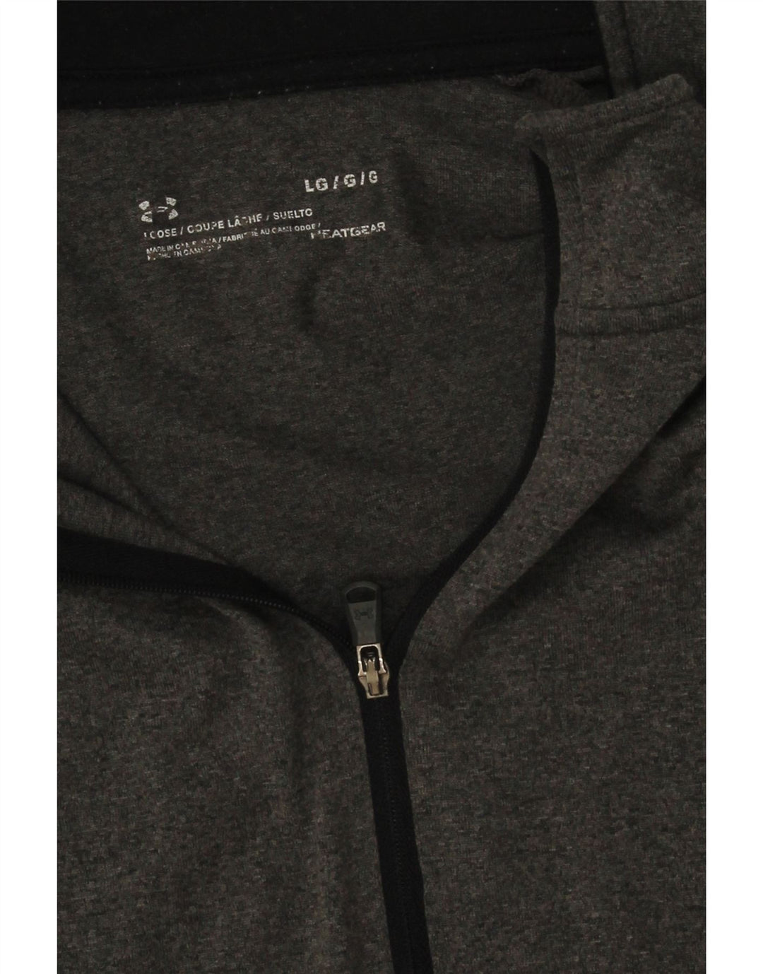 Under Armour Haut de Survêtement Zip Neck Homme Gris Polyester
