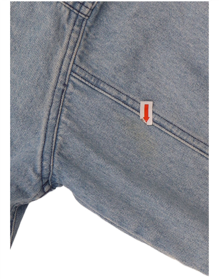 Veste en denim graphique vintage pour garçons 11-12 ans Grand coton bleu