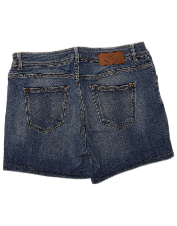 MASSIMO DUTTI Short en Jean Femme W32 Grand Bleu Coton