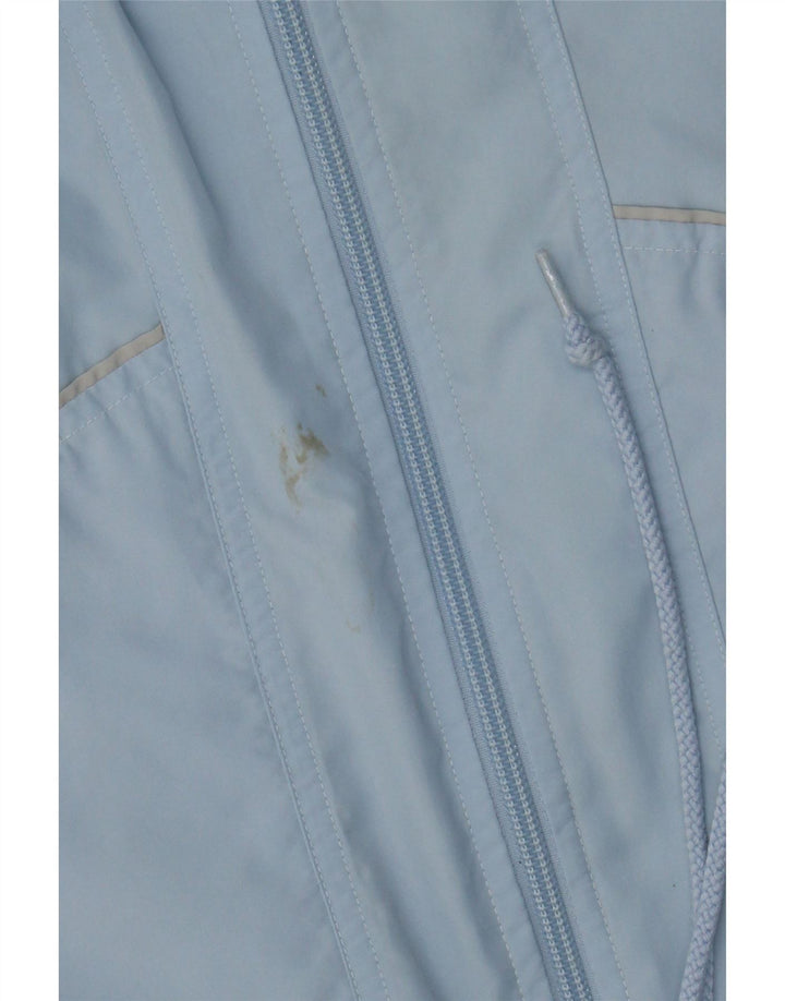 ADIDAS Veste de survêtement pour femme UK 14 Large Bleu Polyester