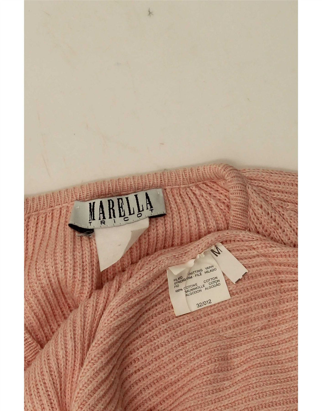 Marella Cardigan Femme Pull UK 14 Coton Rose Moyen