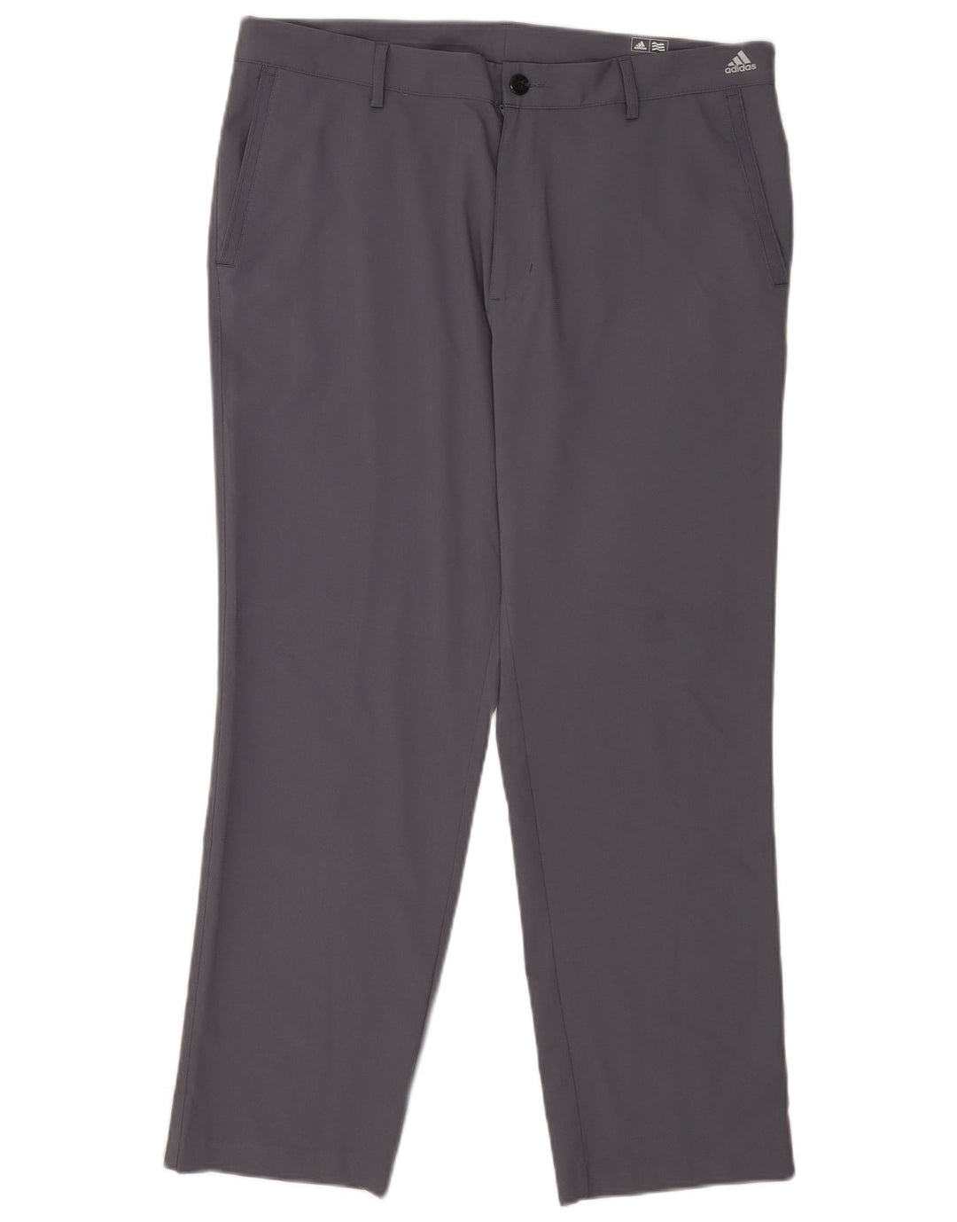Adidas Pantalon chino droit de golf pour homme W36 L30 Gris Polyester
