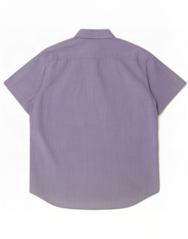 Chemise à manches courtes Carrera pour homme 2XL en coton bleu