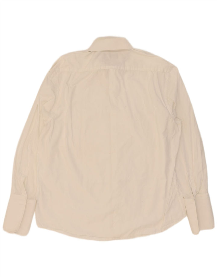 Hunt & Holditch Chemise formelle pour homme Taille 45 17 XL Coton blanc