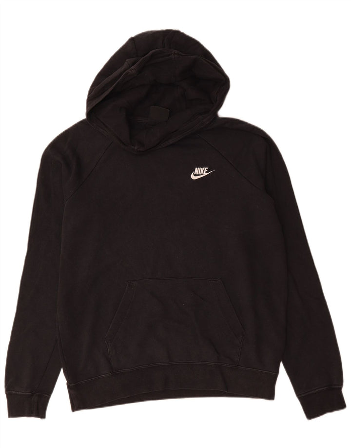 NIKE Pull à capuche pour homme en coton noir moyen