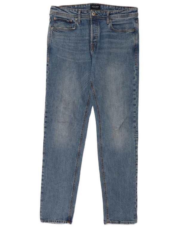 Jack & Jones Jean Slim Homme W34 L34 Bleu Coton