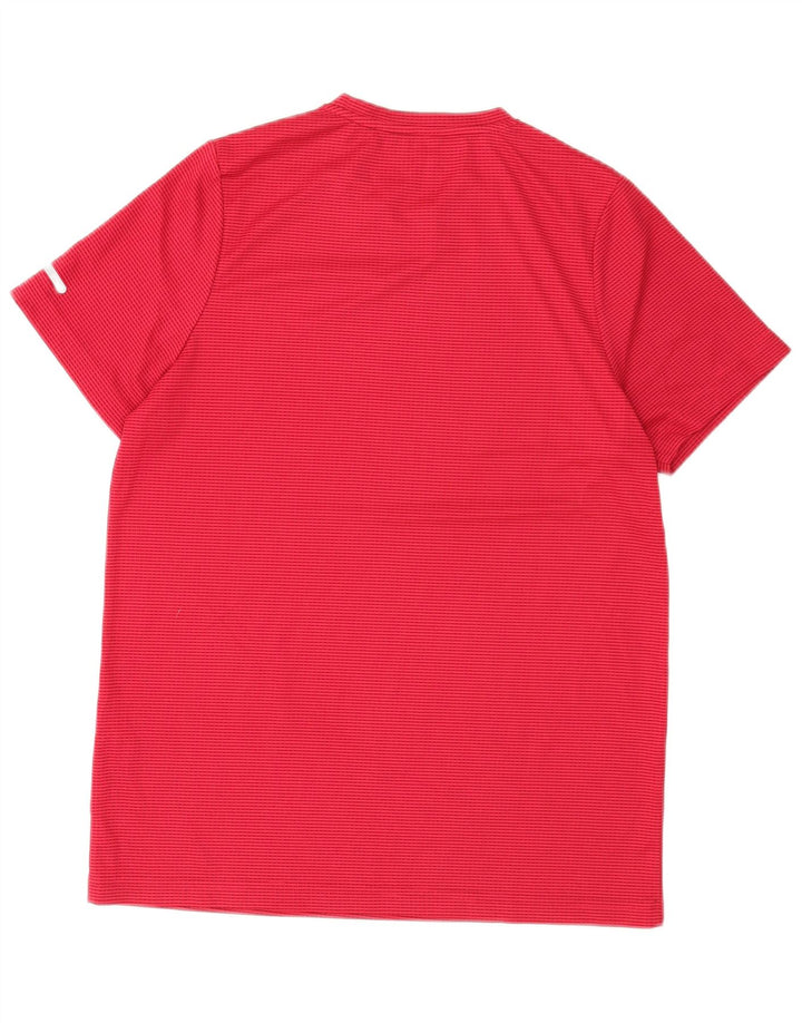 Ellesse T-Shirt Top Petit Rouge Rayé Polyester Homme
