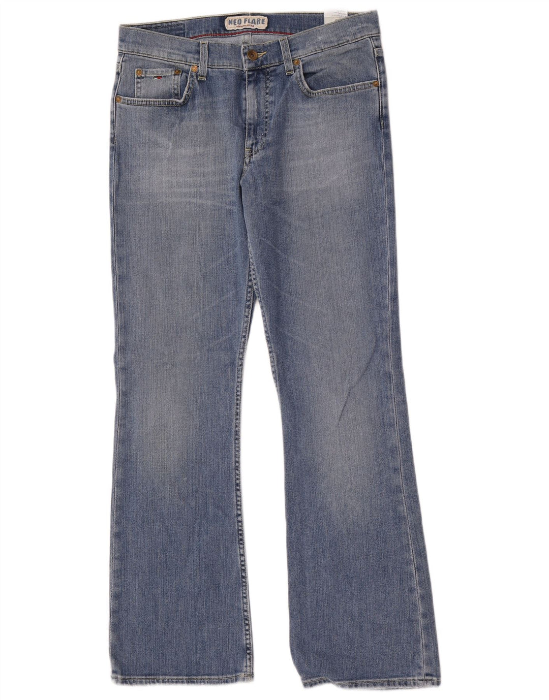 Tommy Hilfiger Jean évasé Femme W31 L30 Bleu Coton