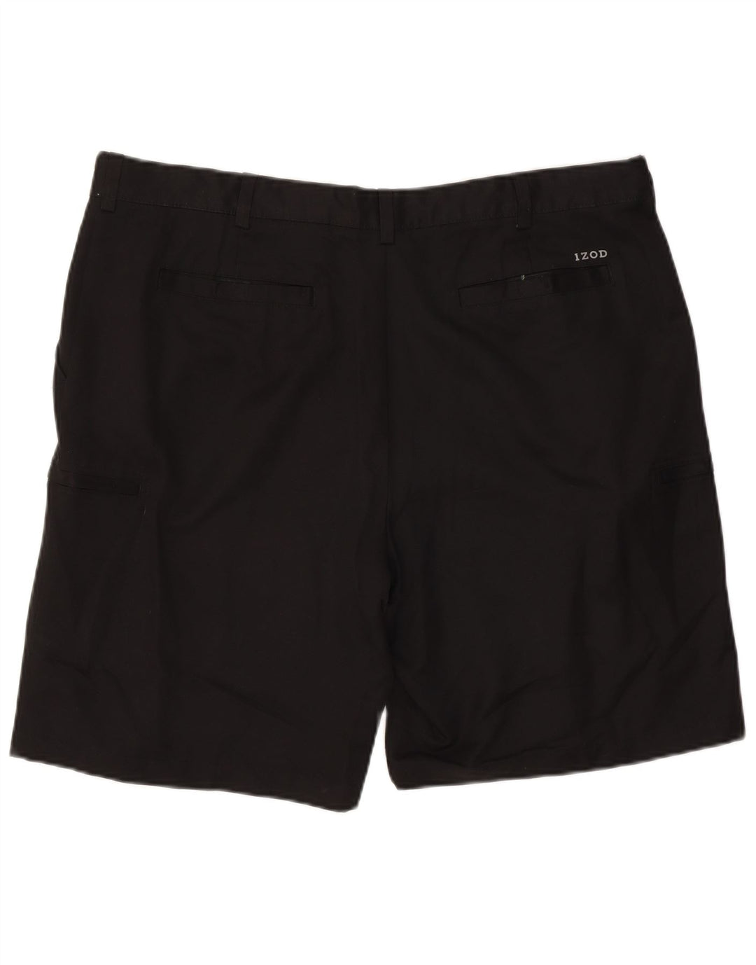 Izod Short cargo classique pour homme W42 2XL Noir Polyester