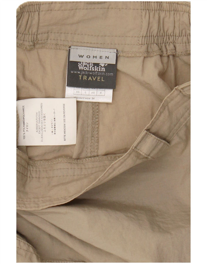 Jack Wolfskin Jupe-short pour femme UK 8 Small W24 Beige Polyamide