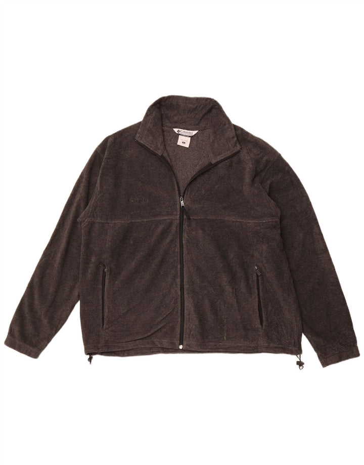 COLUMBIA Veste Polaire Homme UK 42 XL Gris Polyester