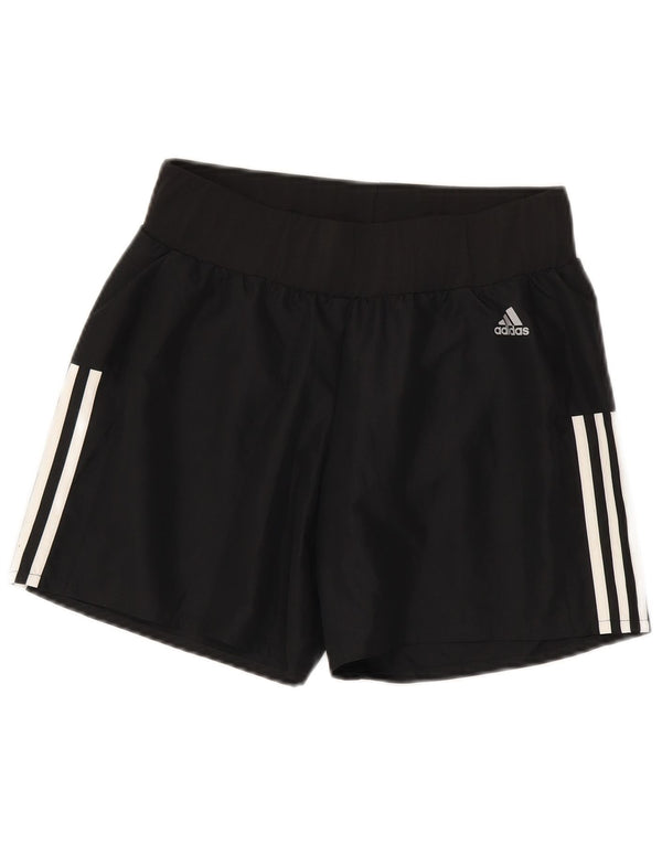 Adidas Short de sport pour femme UK 10 Petit Noir Polyester