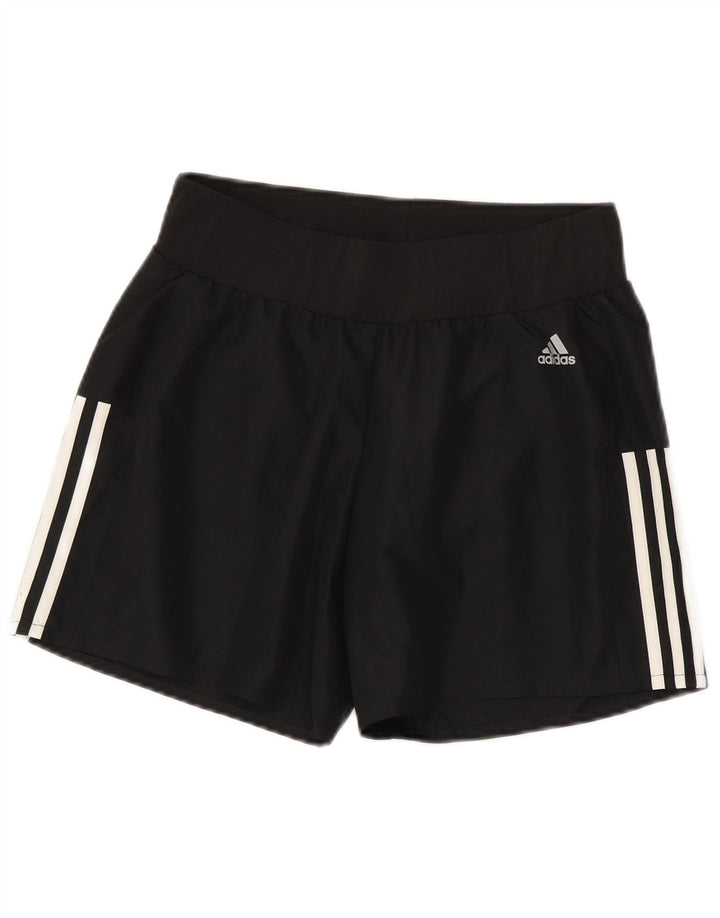 Adidas Short de sport pour femme UK 10 Petit Noir Polyester