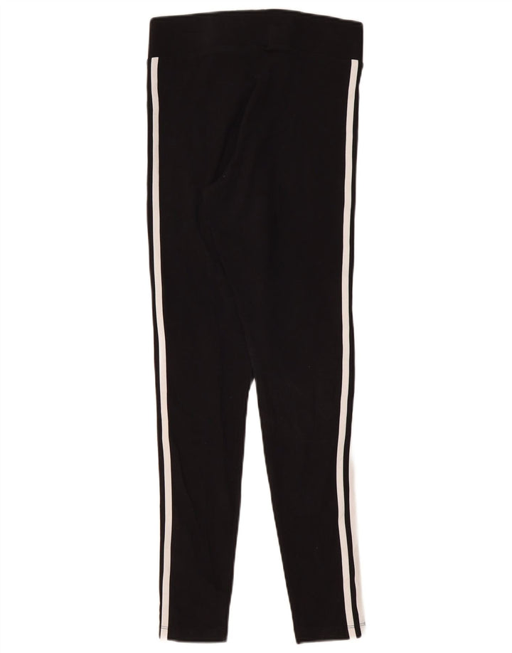 Adidas Leggings Femme UK 10 Petit Coton Noir