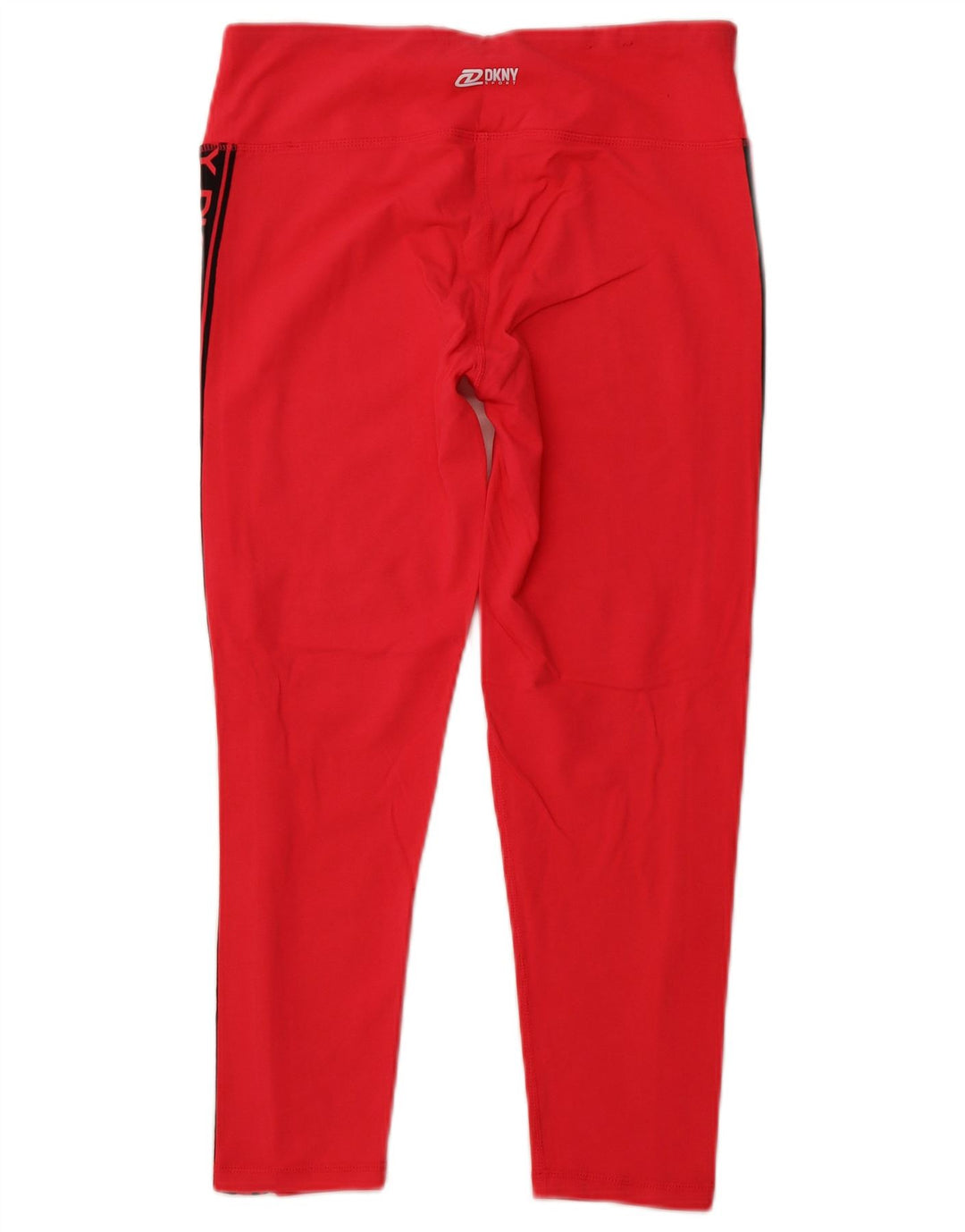 DKNY Leggings Capri Graphiques pour Femmes UK 16 Grand Coton Colorblock Rose