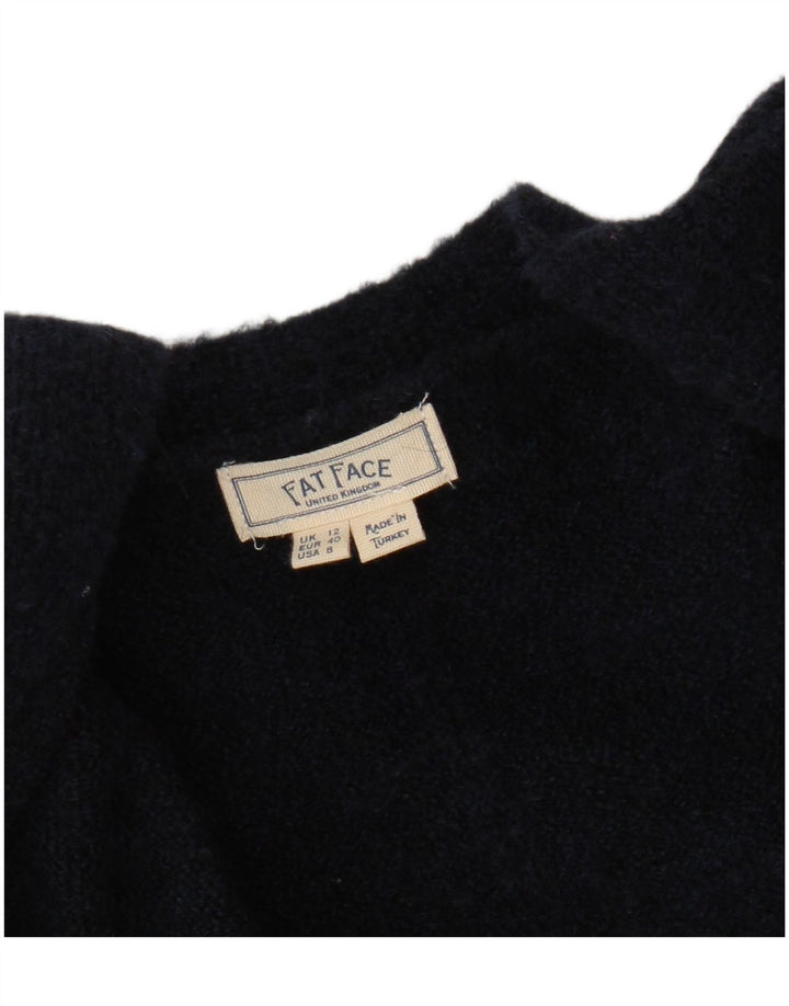 Fat Face Cardigan pour femme UK 12 Bleu marine moyen