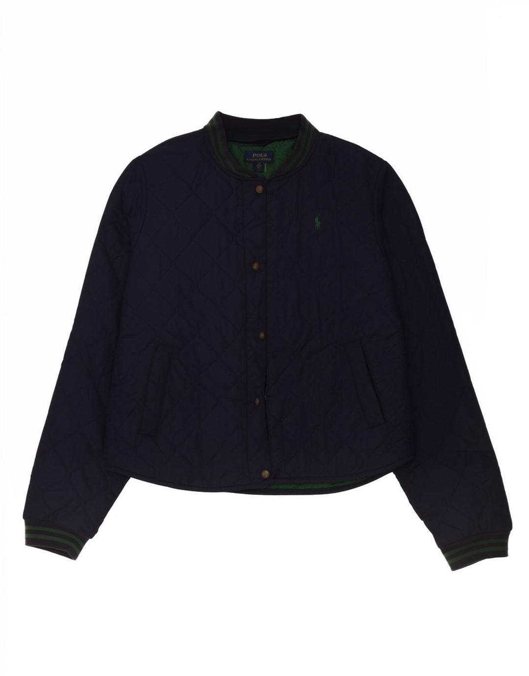 Polo Ralph Lauren Veste matelassée garçon 15-16 ans XL Bleu marine Polyester