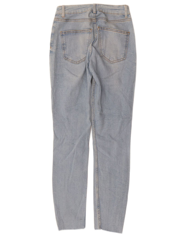 Zara Femme Jean Skinny EU 36 XS W26 L28 Bleu Coton