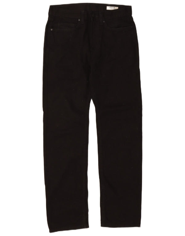 Marks & Spencer Jean droit coupe régulière pour homme W32 L31 en coton noir