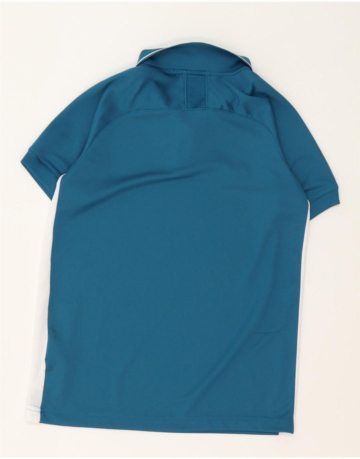 Polo Nike Garçon 12-13 ans Large Bleu Colorblock Polyester