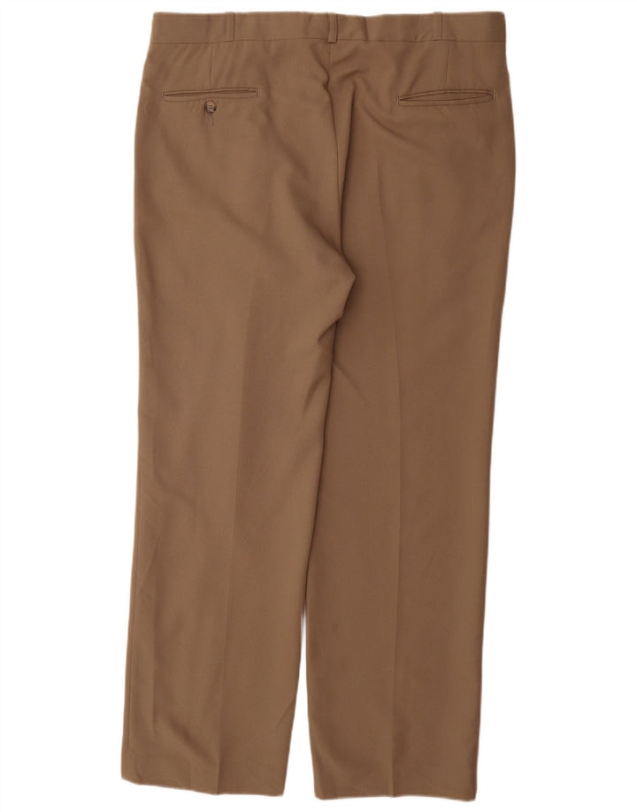 Farah Pantalon Chino Pegged Homme W38 L31 Beige Polyester