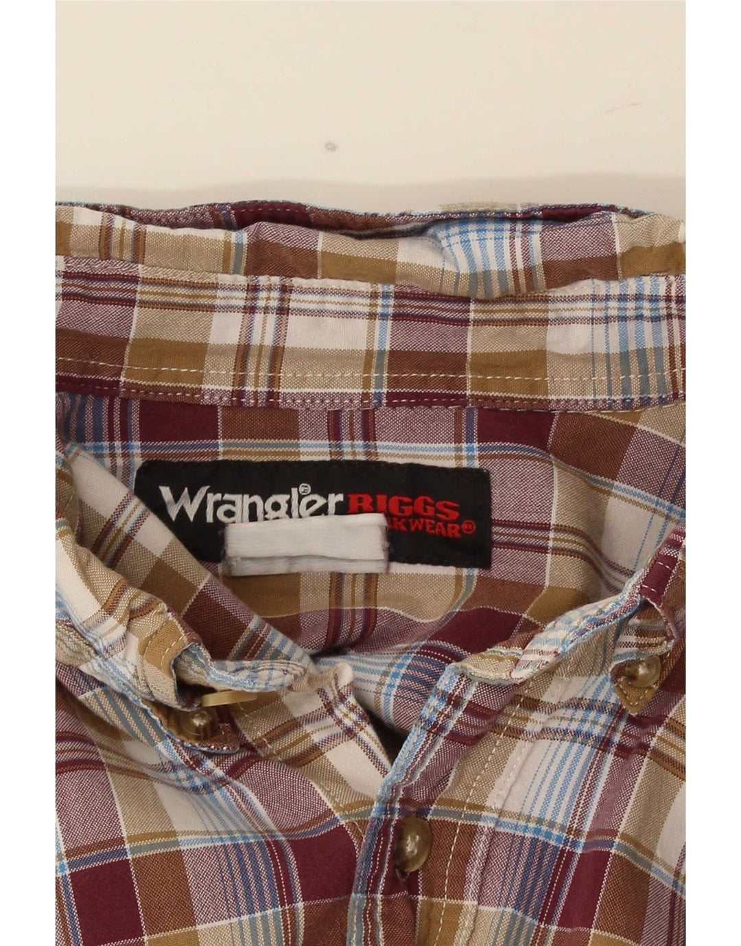Wrangler Chemise Homme XL Marron Carreaux