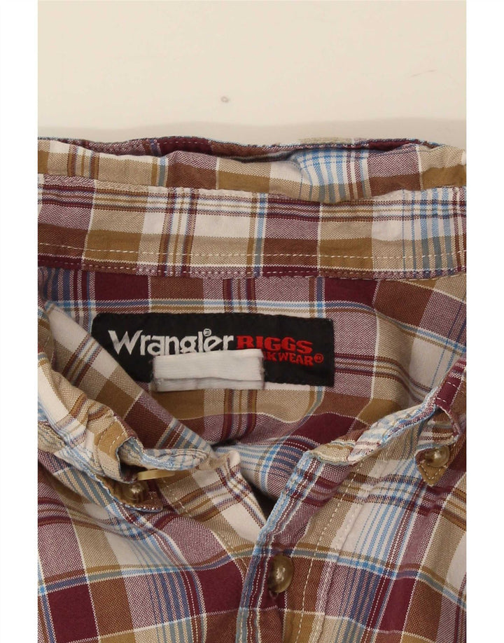 Wrangler Chemise Homme XL Marron Carreaux