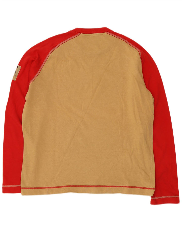 SERGIO TACCHINI Milano Graphic Top Manches Longues Homme Beige Large