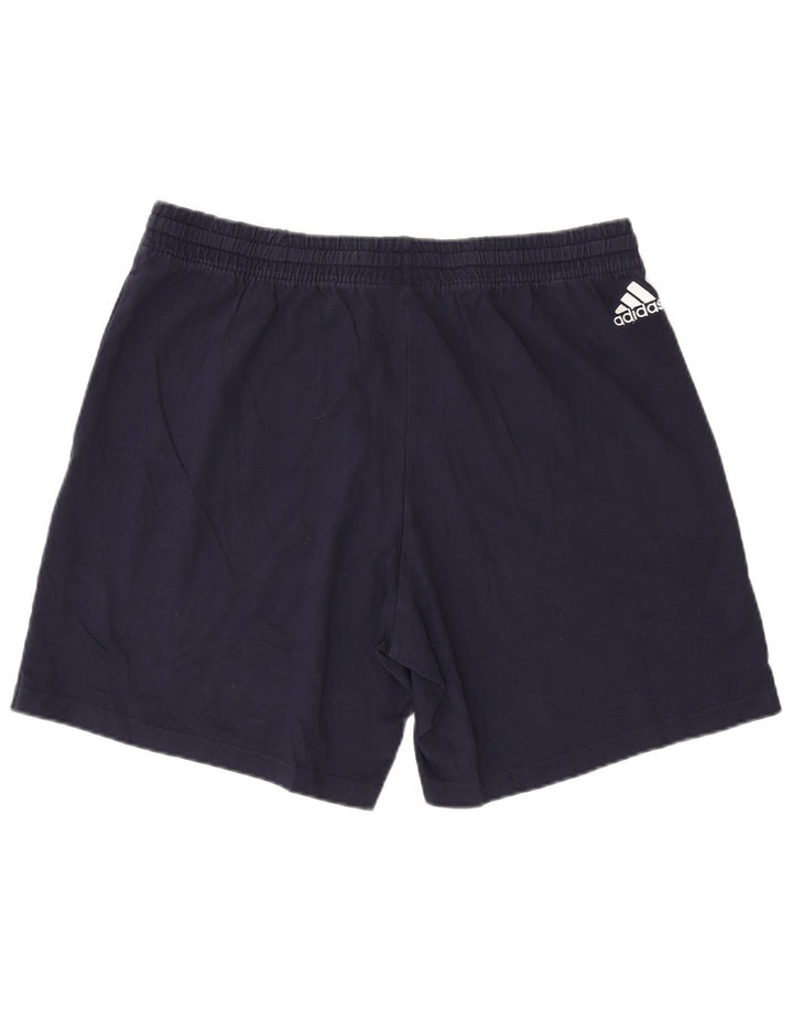 ADIDAS Short de sport graphique pour homme XL en coton bleu marine