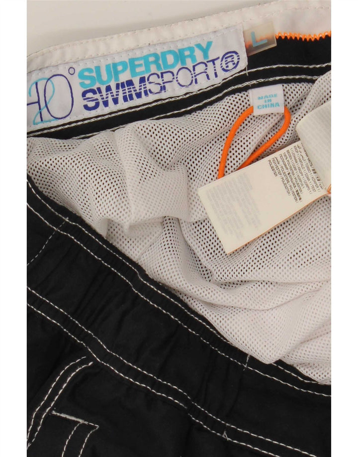 Superdry Short de Bain Graphic Regular Homme Bleu Marine Large Polyester
