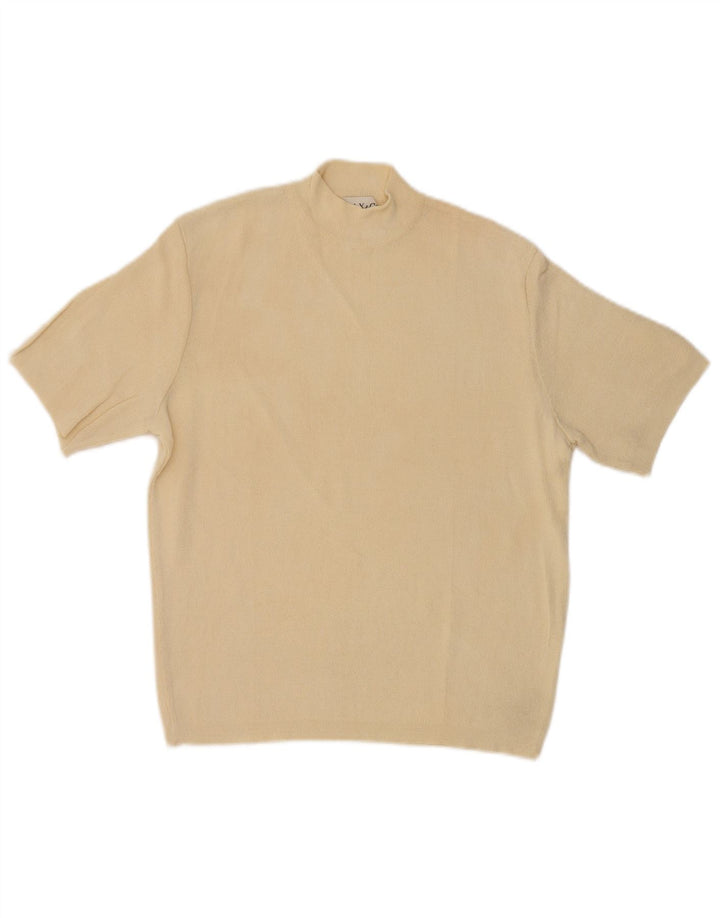 Max & Co. Pull à col roulé pour femme UK 12 Medium Off White