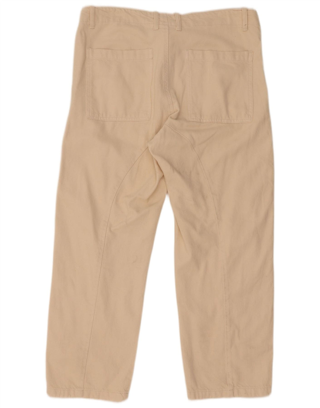 Zara Femme Jean Droit Large W30 L27 Beige