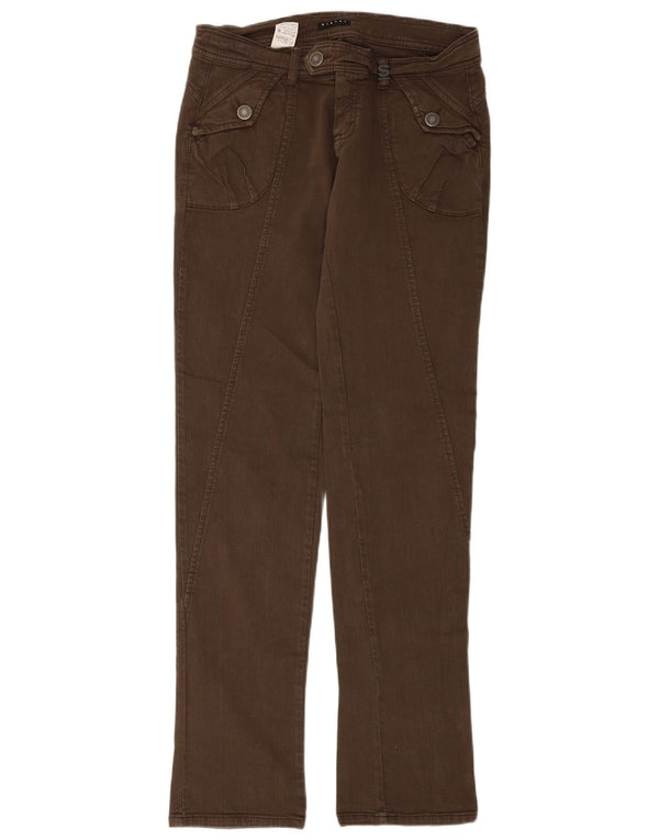 Sisley Jean Droit Femme IT 44 Medium W30 L34 Marron Coton