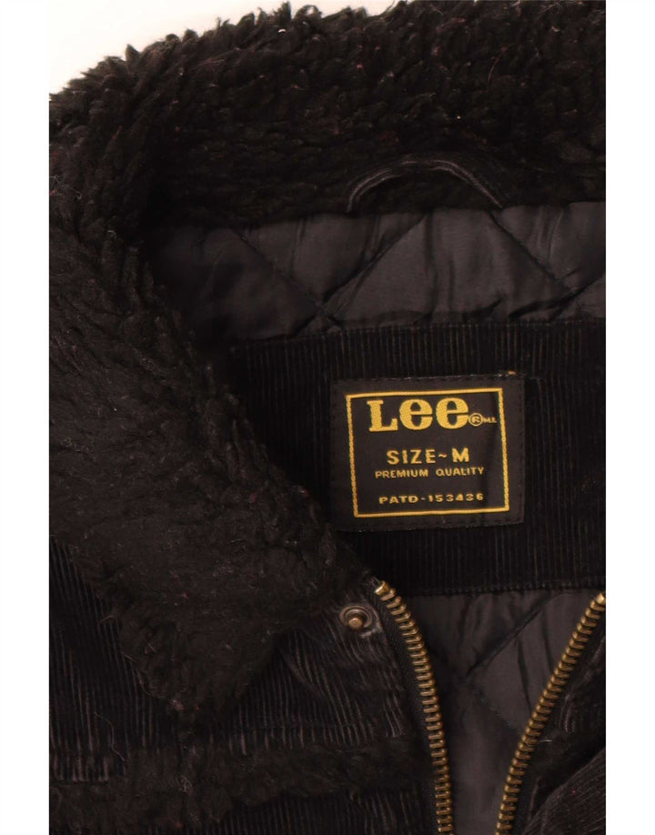 Lee Veste en velours côtelé pour homme UK 38 Coton noir moyen