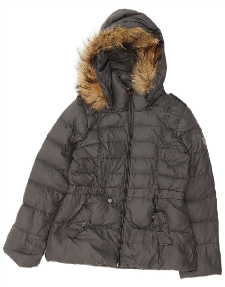 Liu Jo Veste matelassée à capuche fille 11-12 ans Gris Polyamide