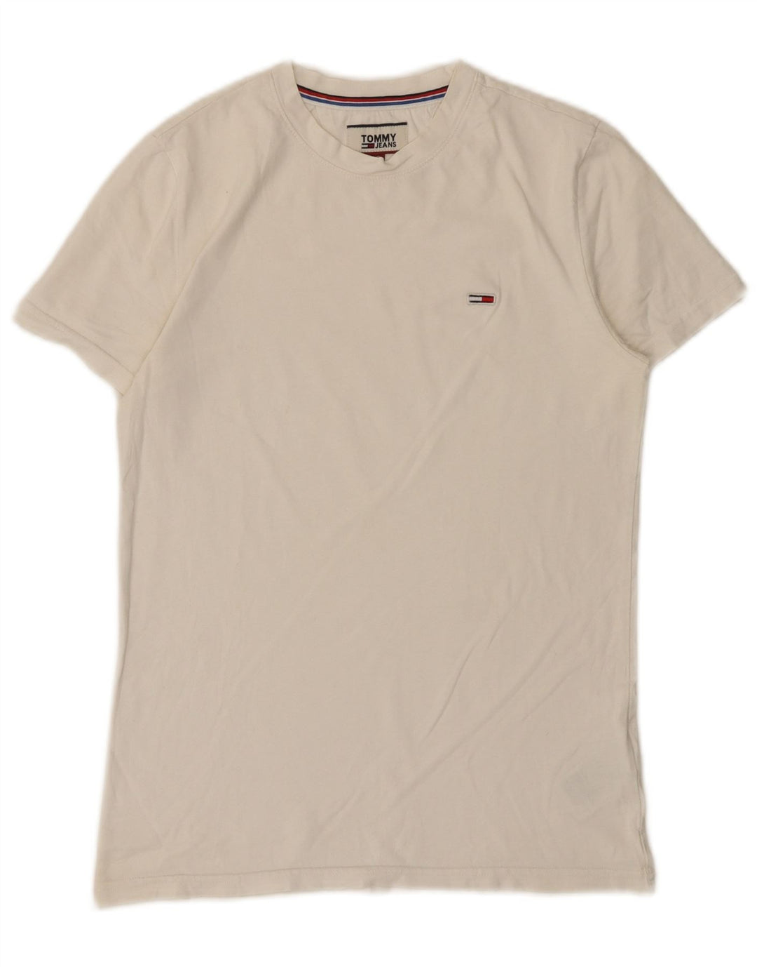 Tommy Hilfiger T-Shirt Homme Petit Blanc Coton