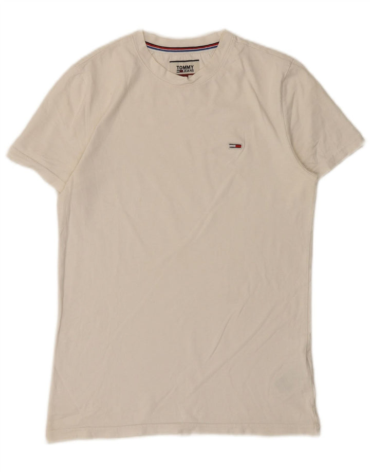 Tommy Hilfiger T-Shirt Homme Petit Blanc Coton
