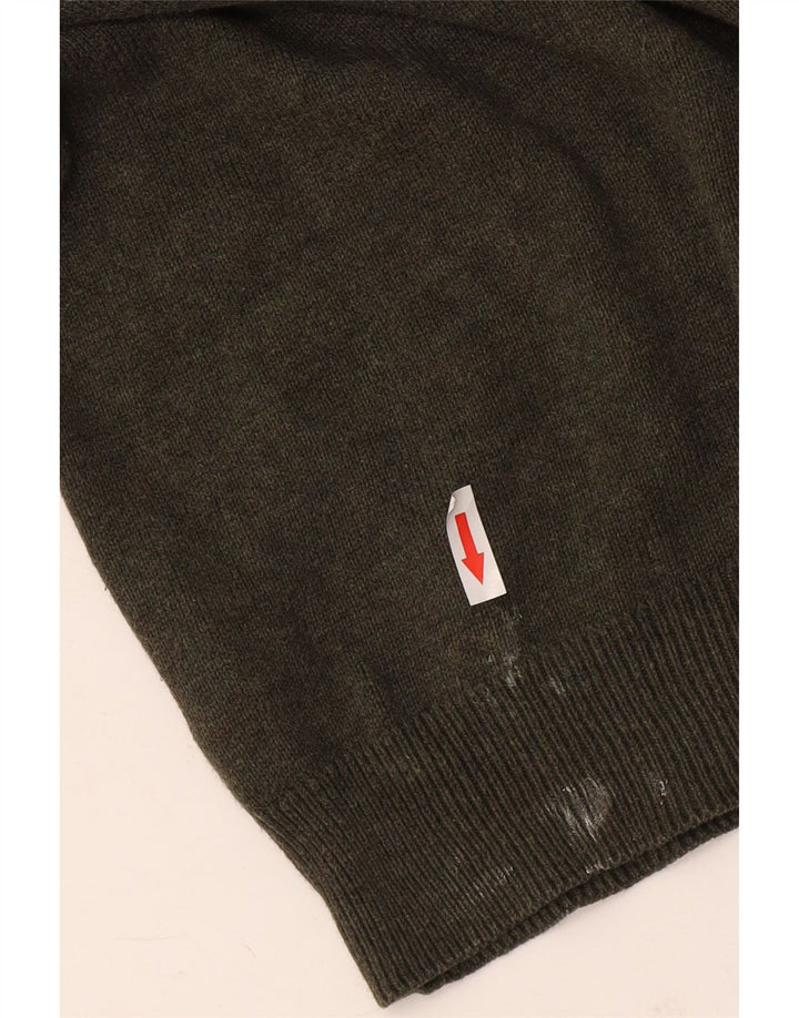Marks & Spencer Pull à col rond pour homme 2XL en coton kaki