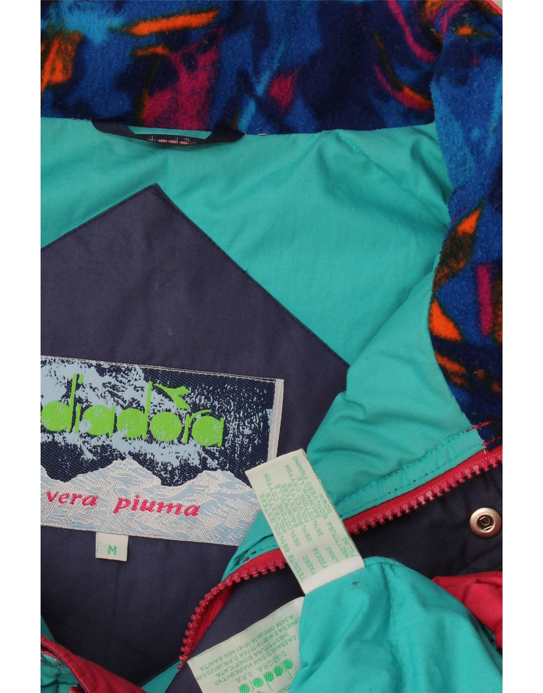 Diadora Veste de ski pour homme UK 38 Polyester rose moyen colour block