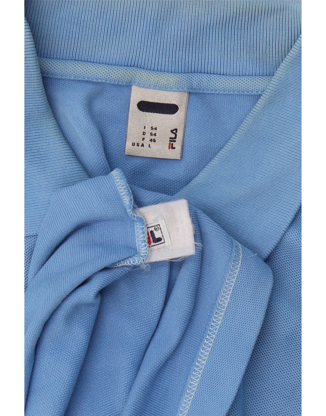 FILA Polo Homme Grand Bleu Coton
