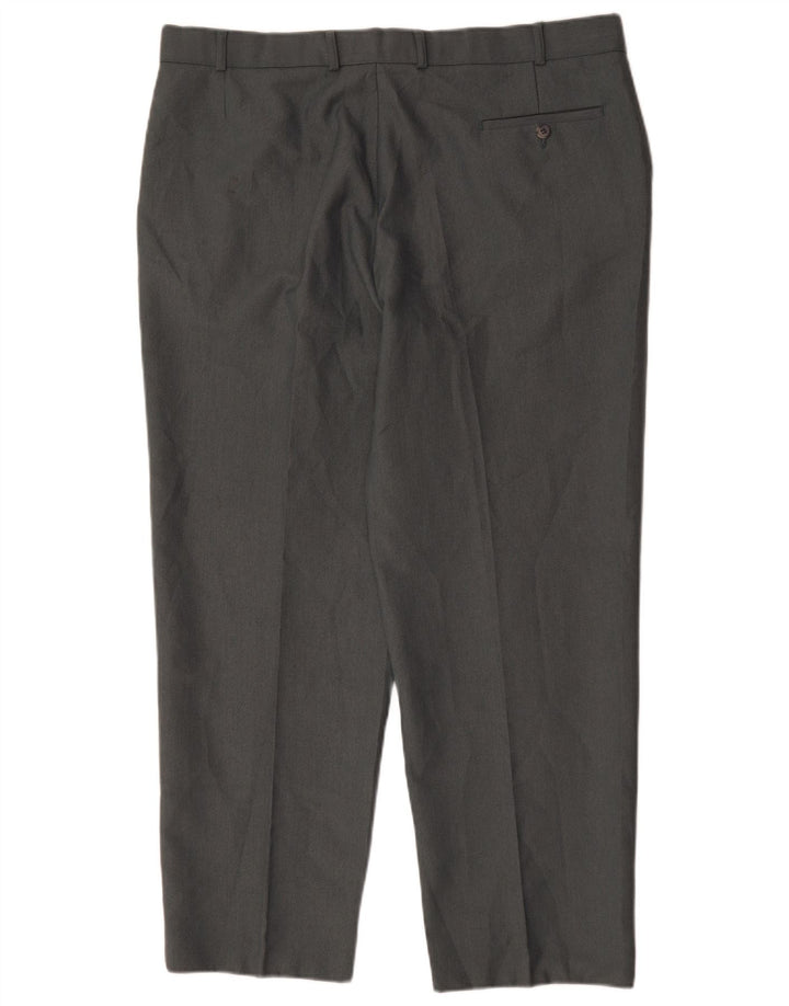 Marks & Spencer Pantalon Chino Droit Homme W40 L29 Gris Polyester