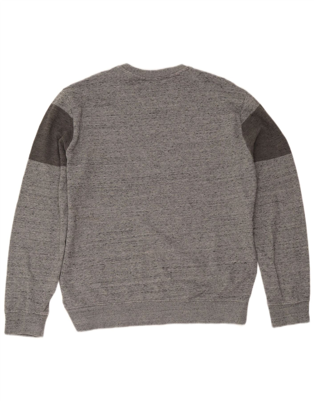 Calvin Klein Pull graphique à col rond pour homme, grand gris moucheté