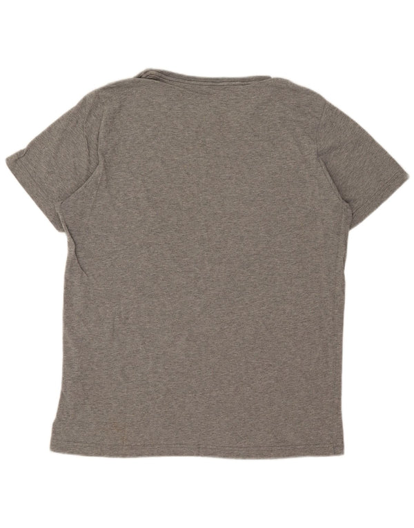 Puma T-Shirt Graphique Homme Large Gris Moucheté Coton