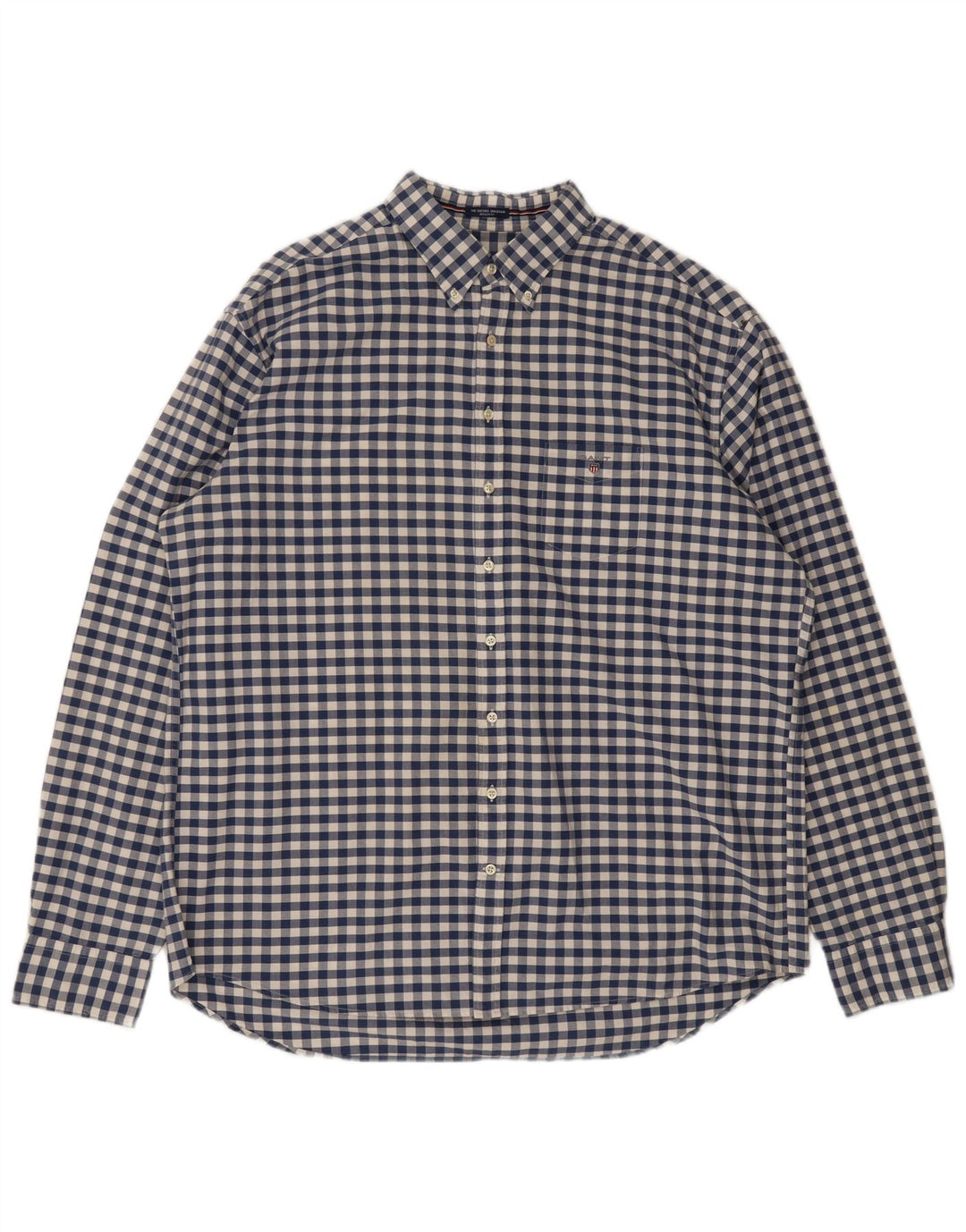 Gant Chemise Regular Fit Homme 3XL Bleu Vichy Coton