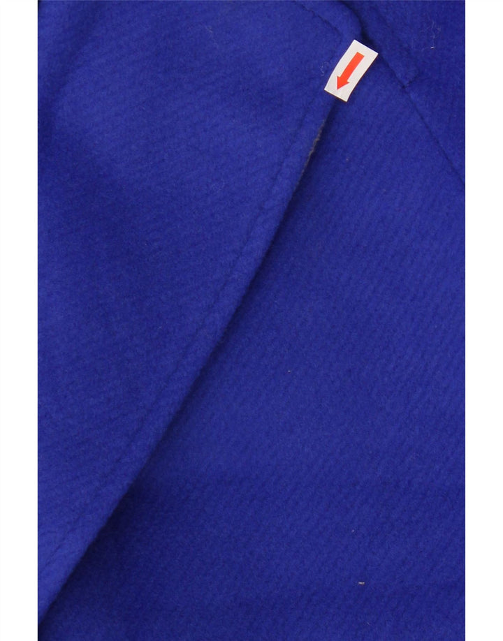 Marks & Spencer Manteau surdimensionné pour femme UK 10 Petit Bleu Polyester