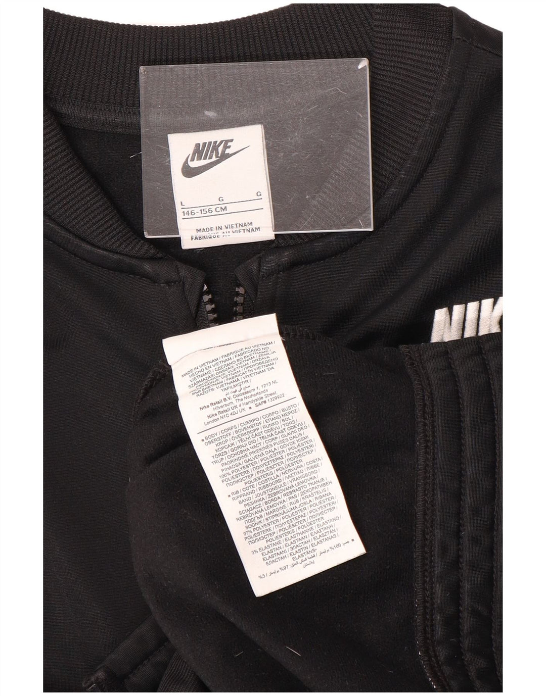 NIKE Veste de survêtement graphique pour fille 12-13 ans Grand Noir