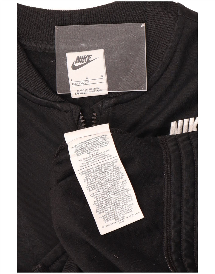 NIKE Veste de survêtement graphique pour fille 12-13 ans Grand Noir